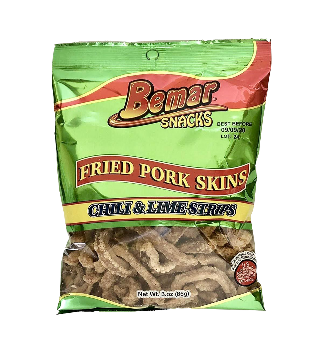 Fried Pork Skins Chili & Lime Strips